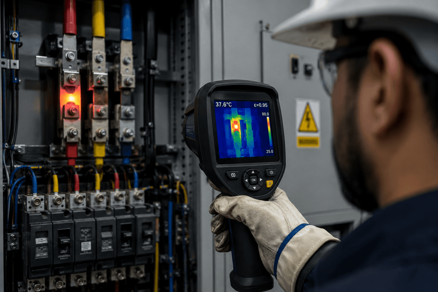 Thermographic testing and thermal imaging inspection