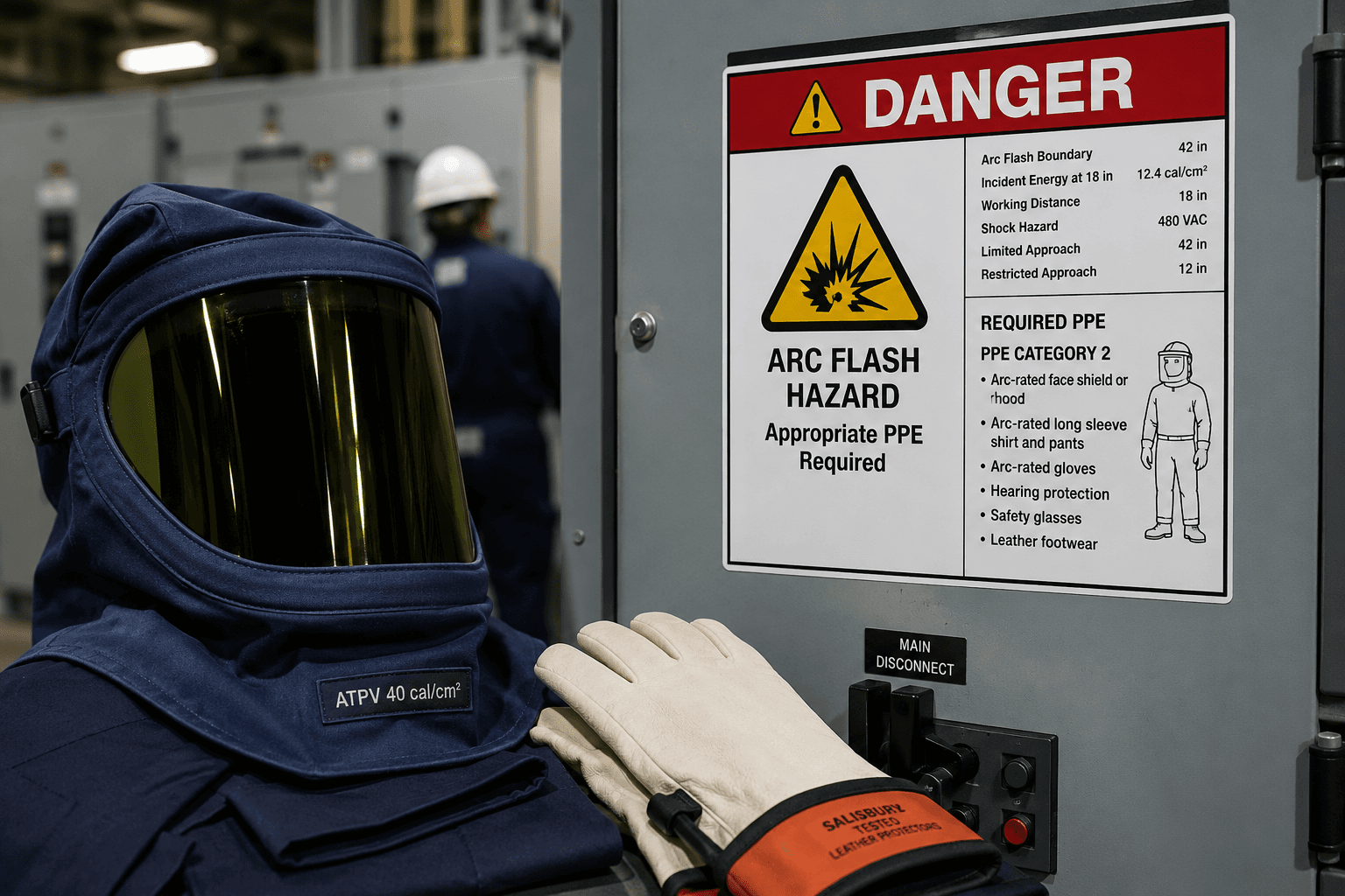 Arc-flash study and risk assessment