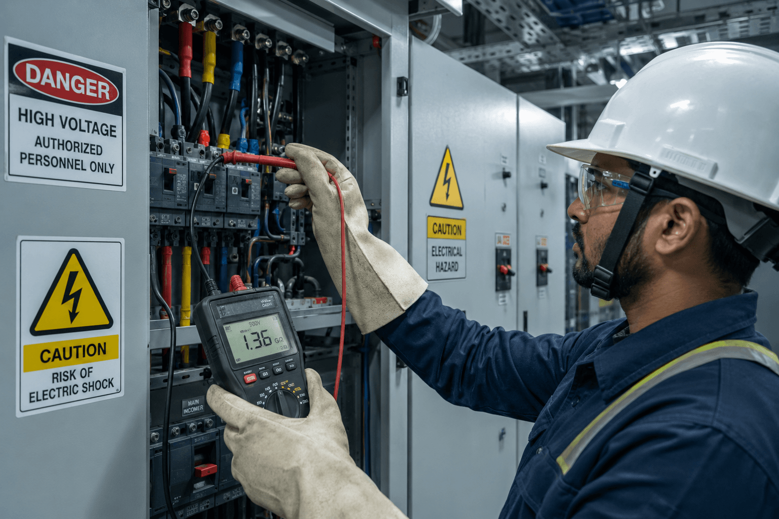 Electrical safety audit by Om Power Consultant